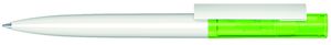 Stylo headliner Clear Basic | Stylo publicitaire | KelCom Blanc Vert clair