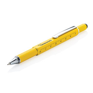 Tools | Stylo multifonctions publicitaire | KelCom Jaune 2