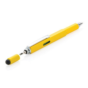 Tools | Stylo multifonctions publicitaire | KelCom Jaune 3