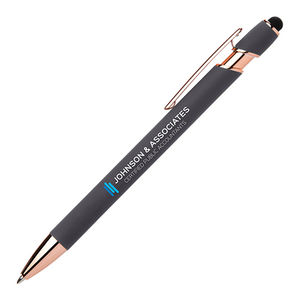 Prince Softy Rose Gold Stylet | Stylo bille publicitaire | KelCom Taupe 1