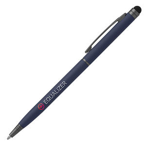 Minnelli Acier | Stylo bille publicitaire | KelCom Bleu marine 1