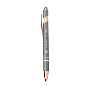 Prince Softy Rose Gold Métallique Stylet | Stylo bille publicitaire | KelCom Argent