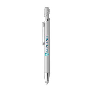 Atlantic Softy Métallique stylet | Stylo bille publicitaire | KelCom Silver 1