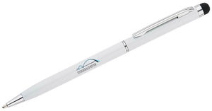 Touch | Stylo / Stylet publicitaire | KelCom Blanc 2