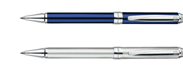 stylo métal personnalisable - Stylo publicitaire VENECIA CHROME BILLE -  Stylos publicitaires VENECIA - Ref. Z2422 - Kelcom