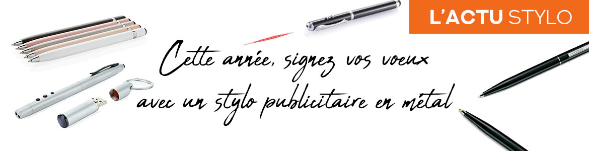 Stylo publicitaire personnalisé avec lampe led